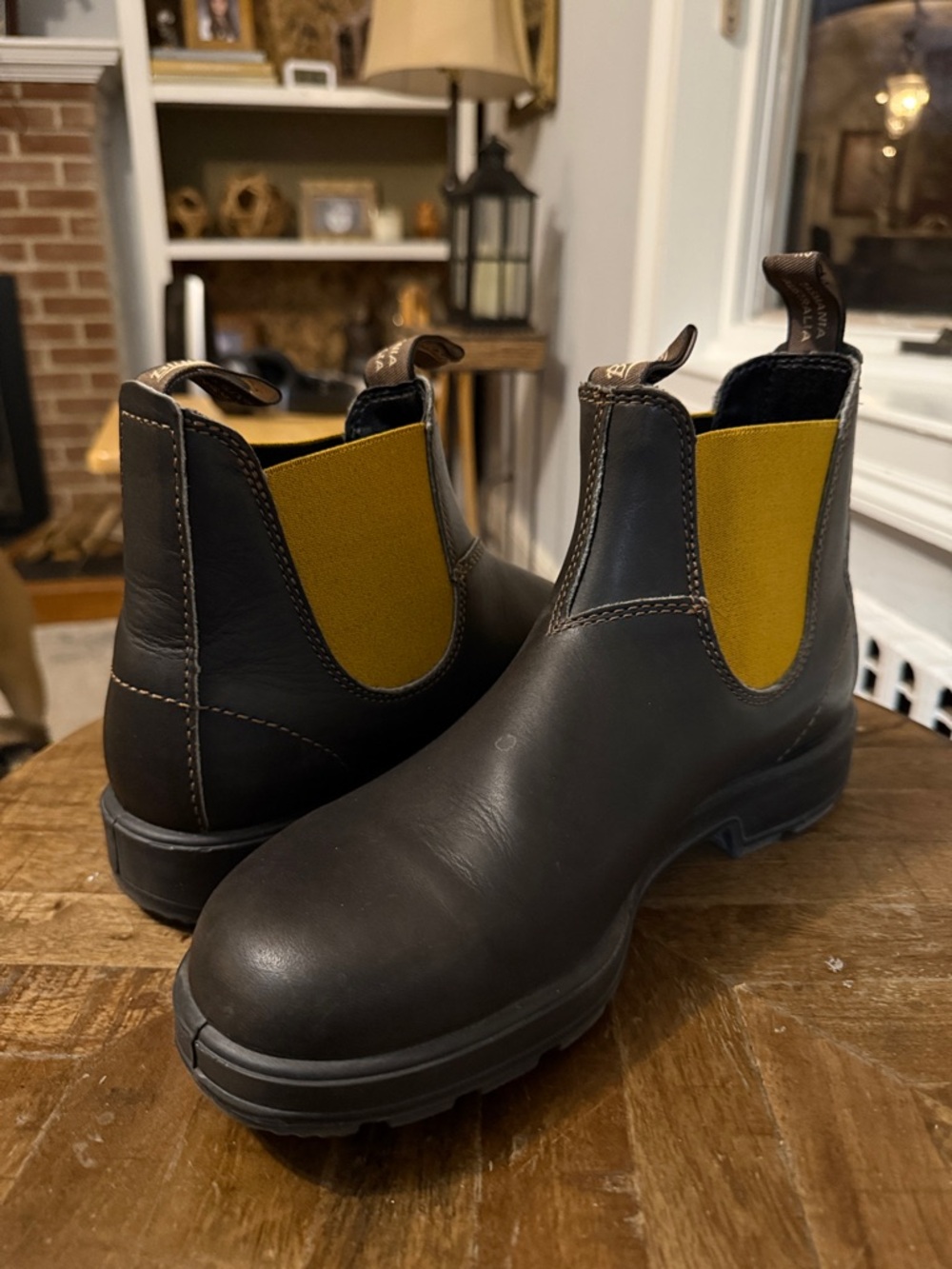 Blundstone 1919 Unisex Mustard Brown Boots 11 - Picture 11 of 14